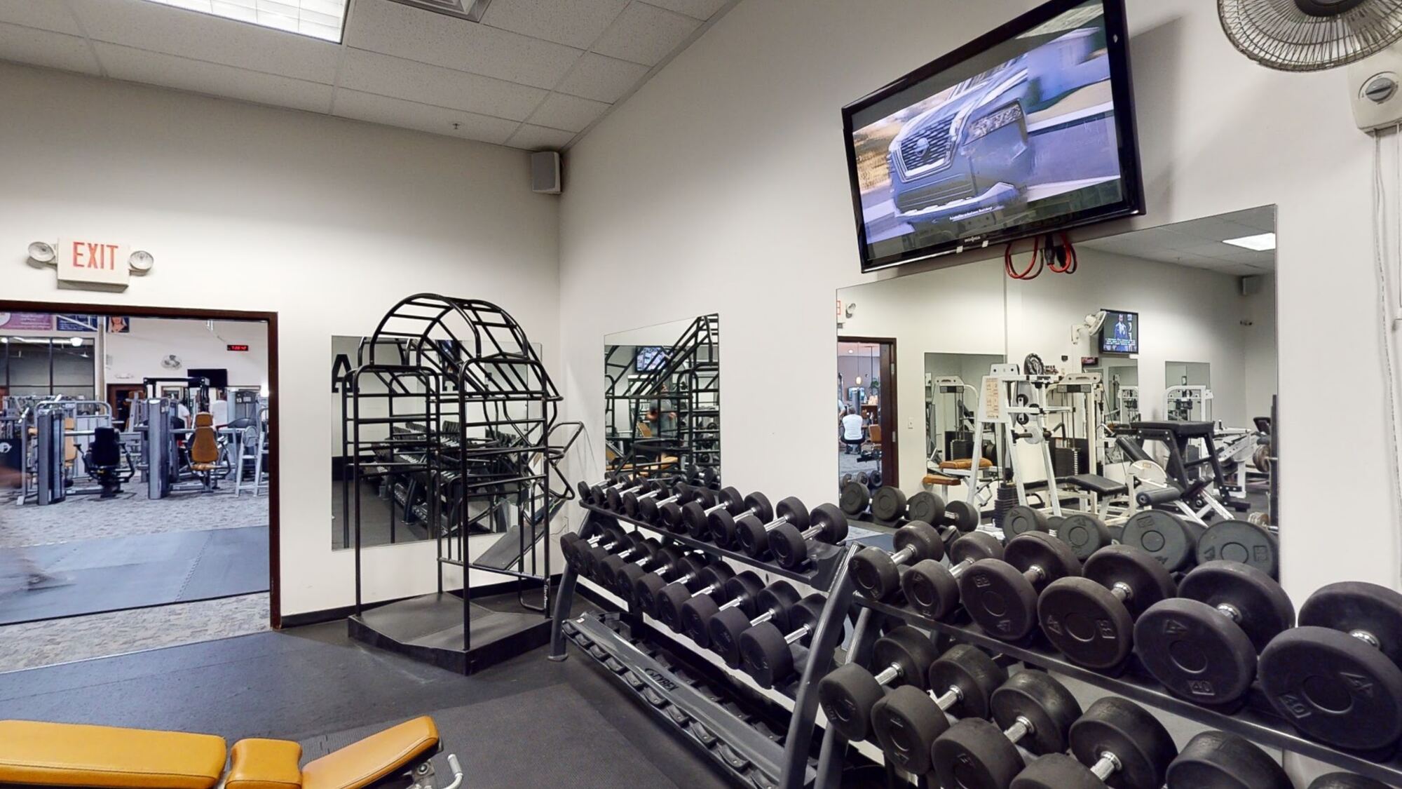 Dumbbell racks and benches