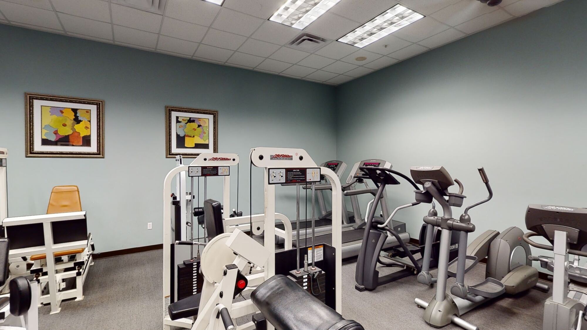 Private women-only workout room