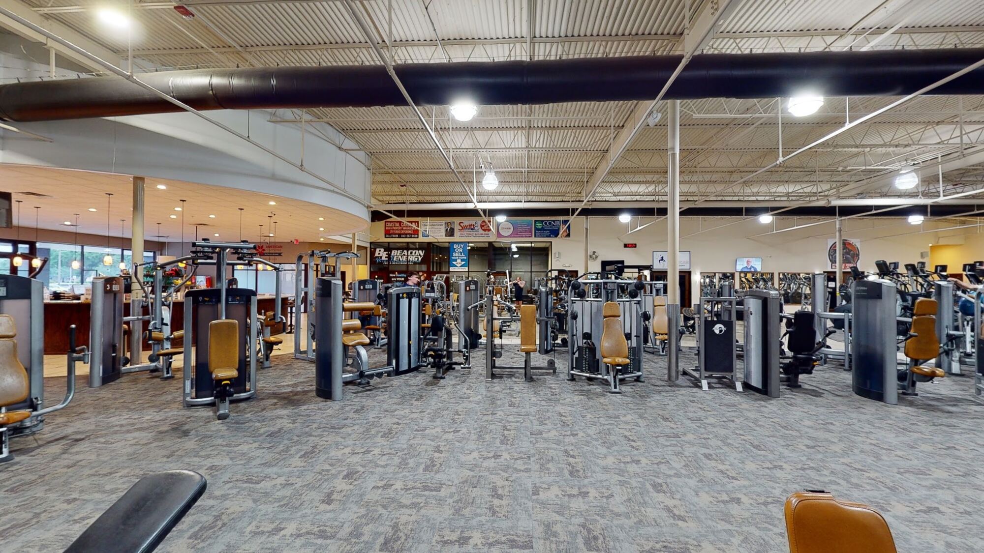 The American Fitness main training floor